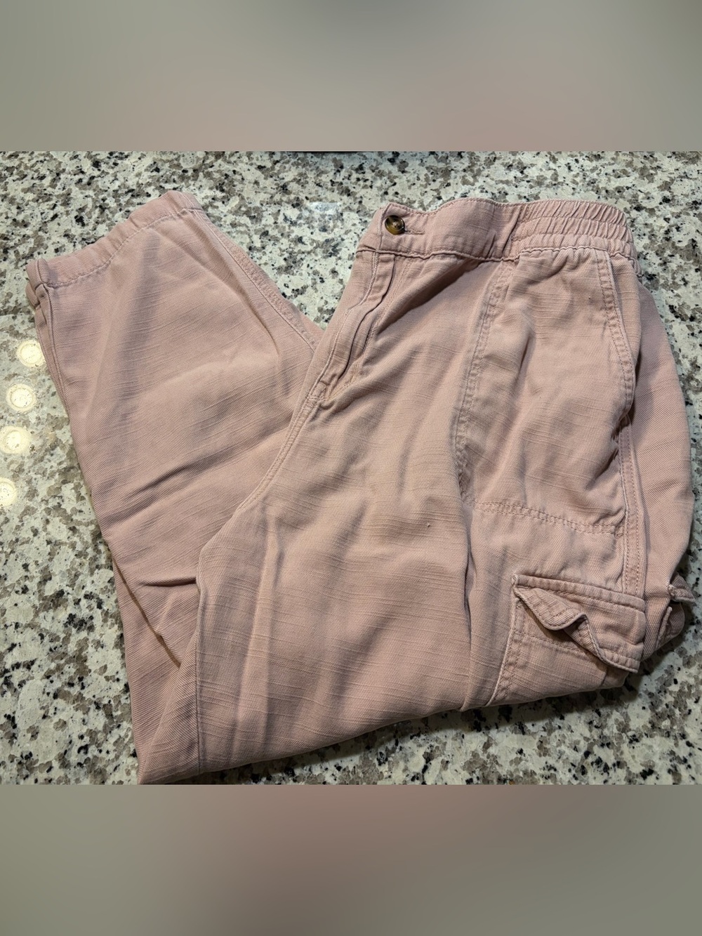 Wonderly Women's Cargo Trousers in Dusty Pink